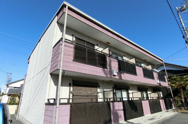 三河三谷の1K賃貸アパートの建物外観